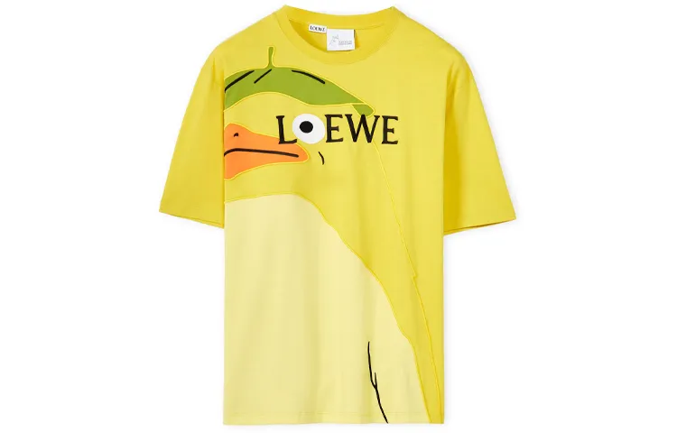 T-shirt Loewe Yellow size S International in Cotton - 40025140