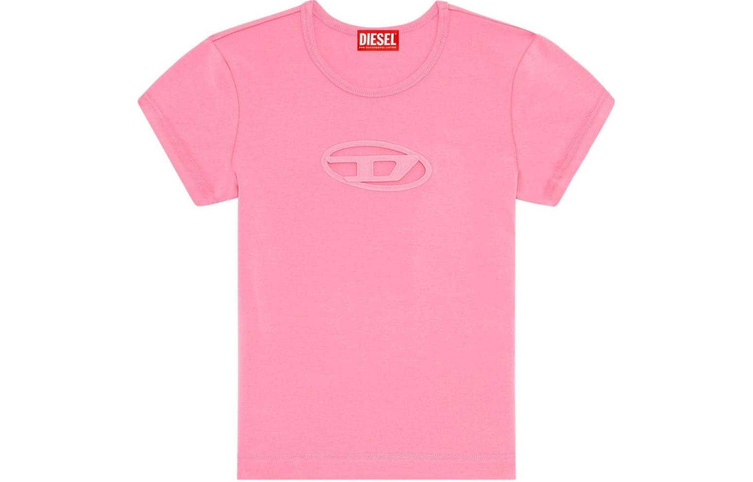 ★DIESEL★ T UNCUTTY SHORT Q1 T-SHIRT PINK A168250JQAU3DMA Diesel T-Uncutie-Short-Q1 T-shirt | Black | FARFETCH