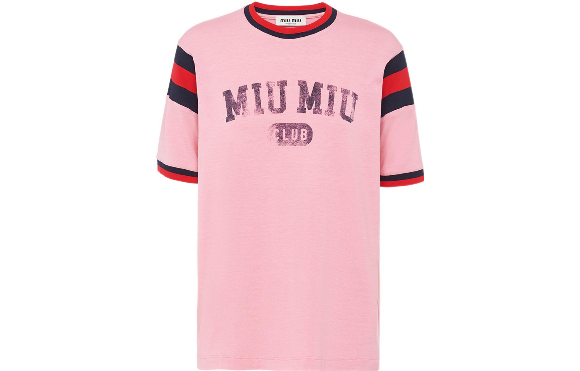 MIU MIU T-Shirts Women's Pink XS - Cheap Rcj Jordan Outlet