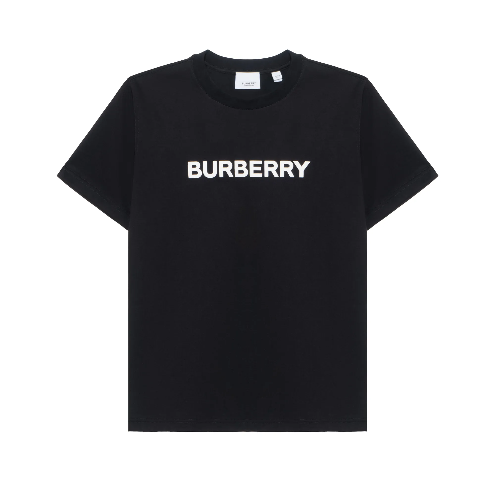 【関税&送料込】Burberry Cotton T-Shirt With Logo Print Burberry Logo-print Cotton T-shirt - POIZON