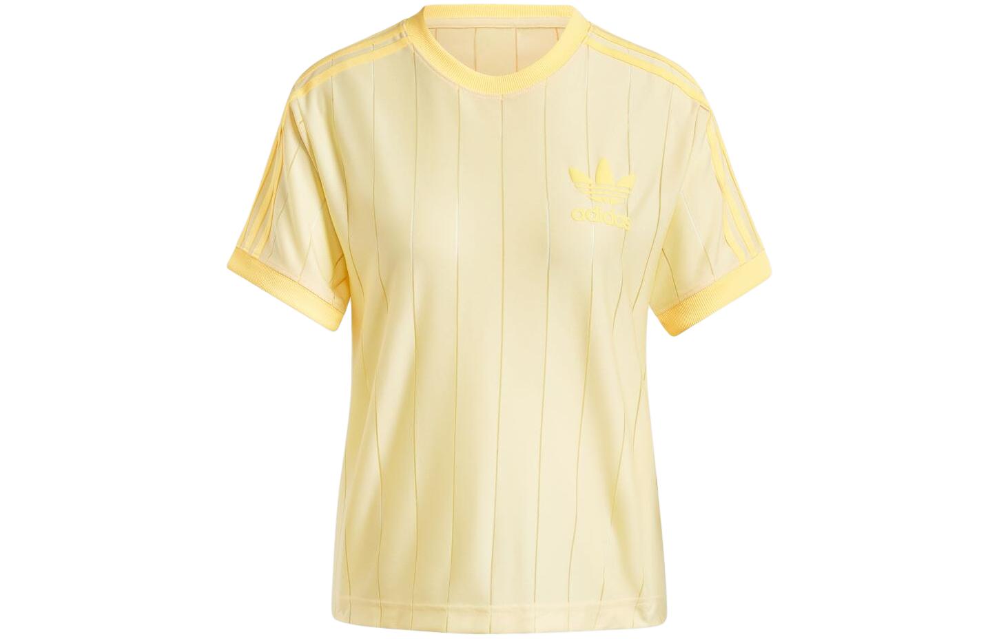 Adidas Originals T-Shirts Women's Yellow XS - POIZON