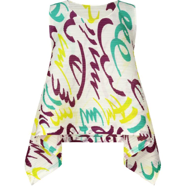 PLEATS PLEASE ISSEY MIYAKE｜SLEEVELESS (PP48 JT282-64) Pleats Please Issey Miyake Women's Tropical Winter