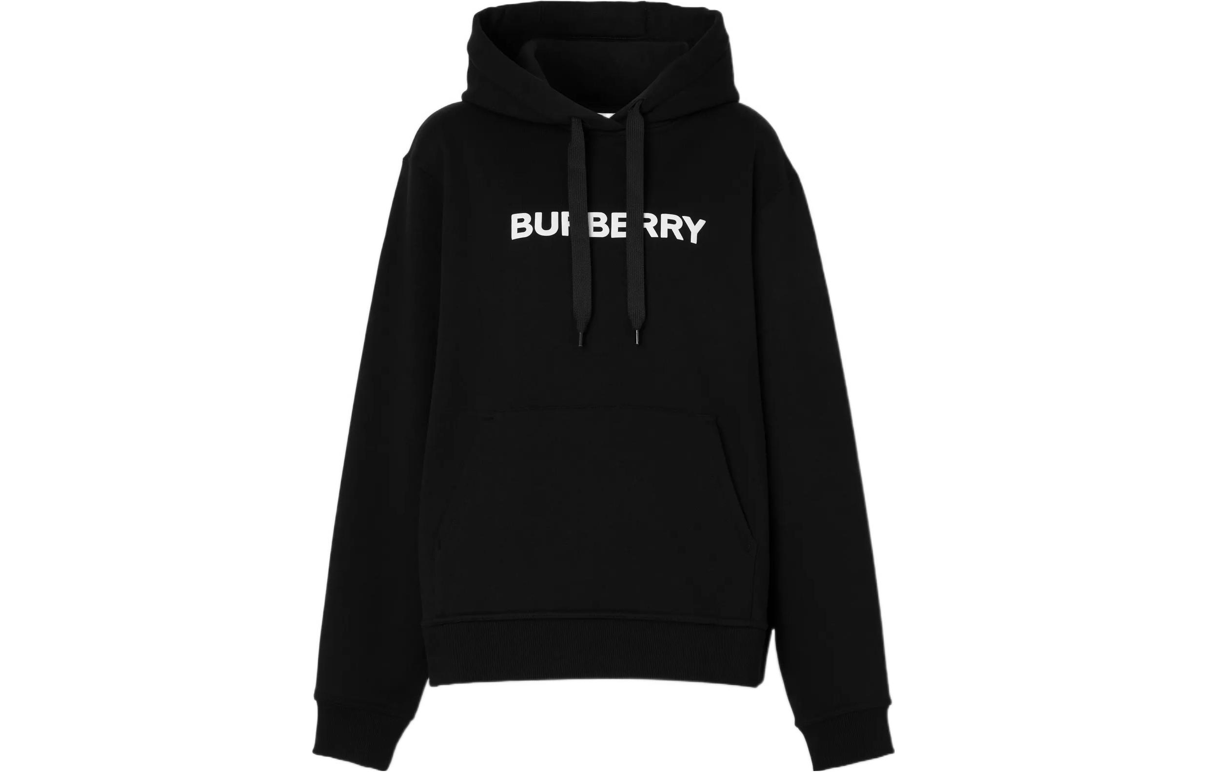 Burberry Logo Print Hoodie 'Black' - POIZON