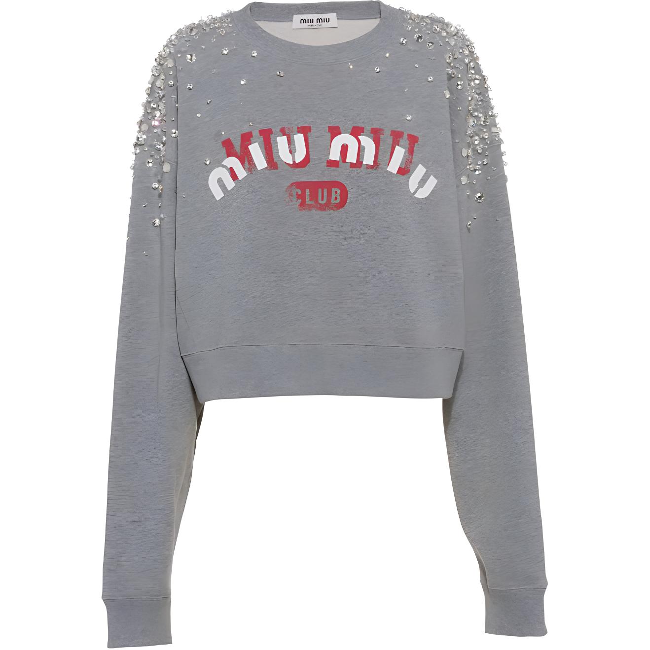 MIU MIU CLUB スウェット 7839736945f52cb070c9a30f1103eb