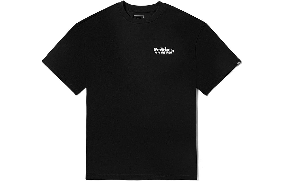 ★【VANS】★Vans x Peaches. Staple S/S T-Shirt Blac.k★ Vans Peaches Collaboration T-Shirts Unisex Black - POIZON