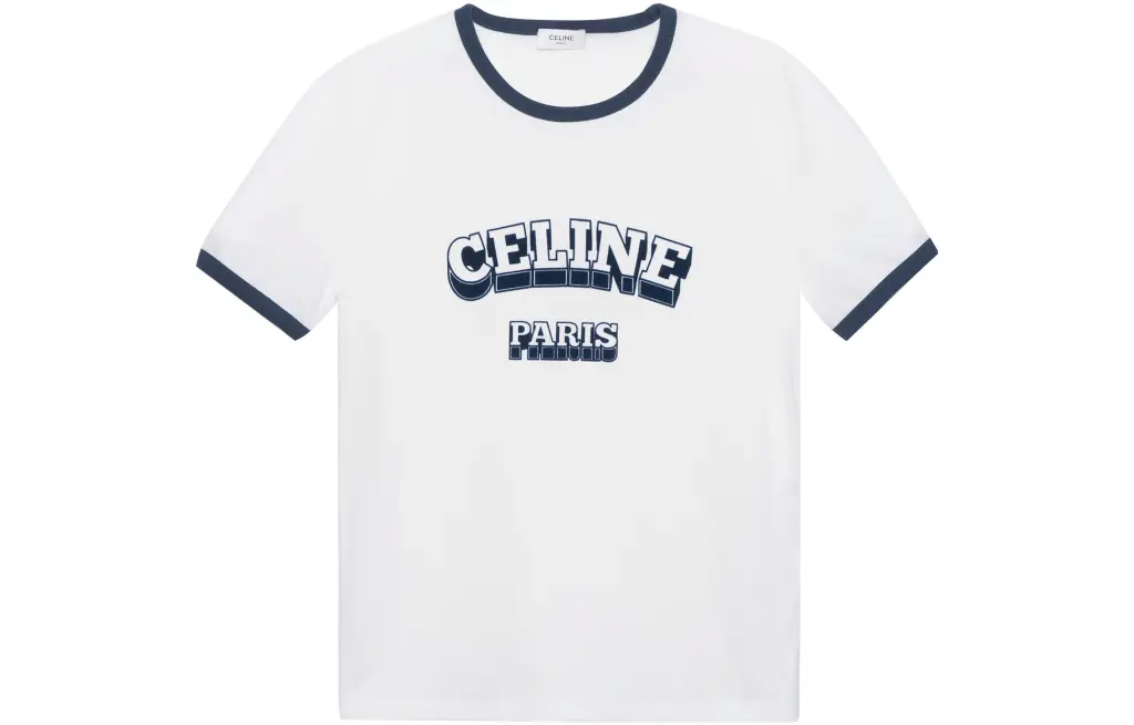CELINE Paris 70s T-shirt in Cotton Jersey - POIZON