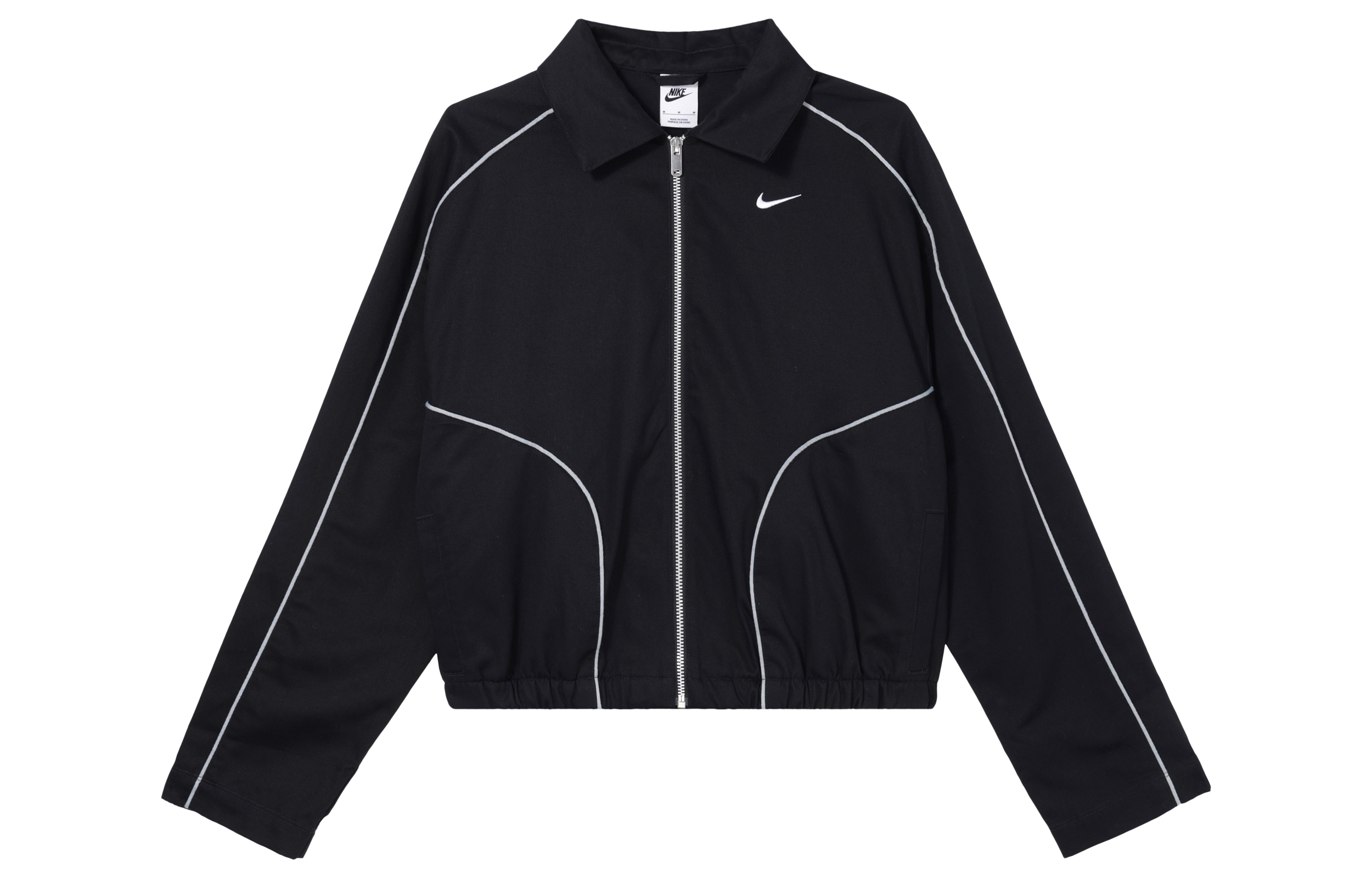 Nike Sportswear Women's Woven Jacket Black - POIZON Nike Sportswear Women's Woven Jacket Black - POIZON