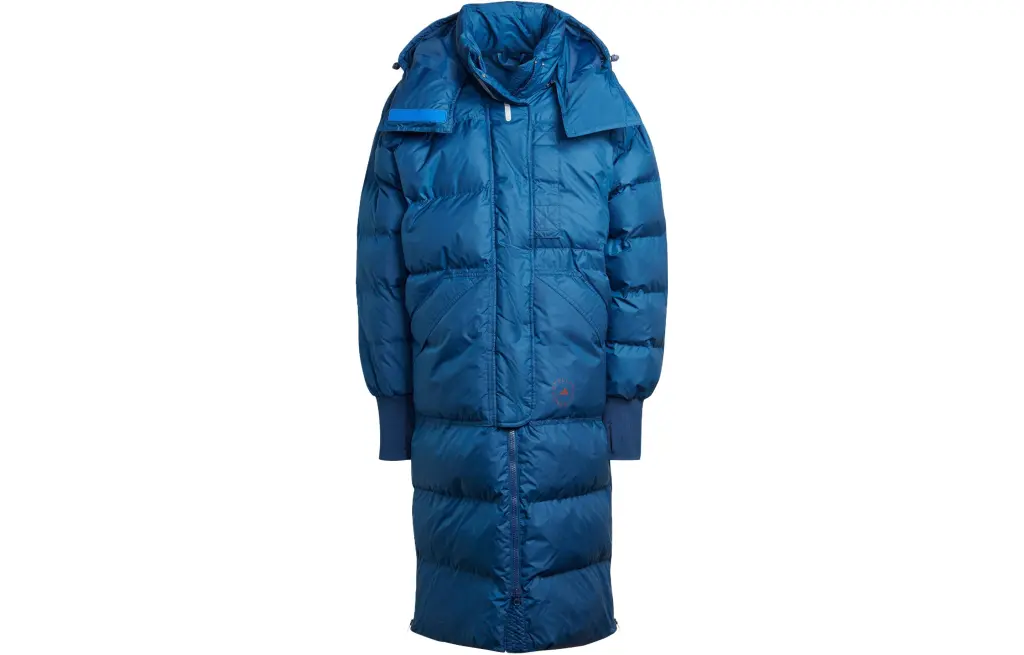 Down Jacket Stella Mccartney Blue Jacket Adidas X Stella McCartney