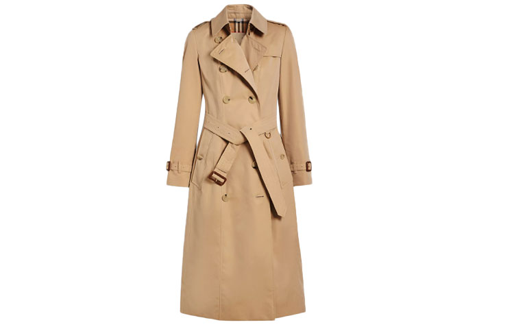 BURBERRY｜COATS (Chelsea Heritage Trench Coat (8045776)) Burberry Chelsea Heritage Long Trench Coat | Neutrals | FARFETCH