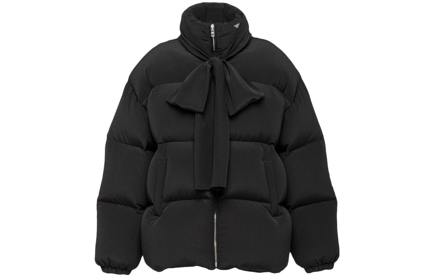 ジャケット PRADA Women Jackets GFB316 148JF0557 Black Black Single-breasted Tricotine Jacket | PRADA