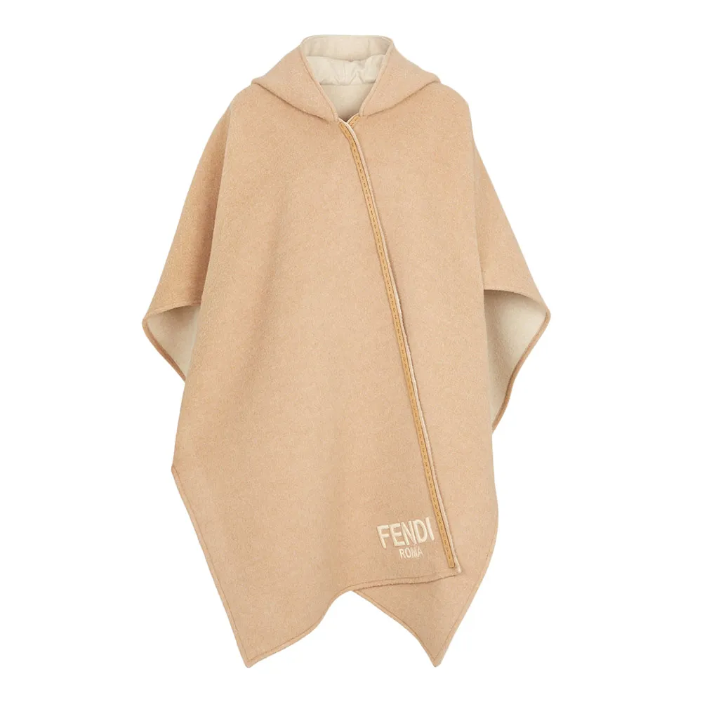 ポンチョ・ケープ Fendi Poncho フェンディ 偽物 FFモチーフ ロゴ カシミヤ ウール ポンチョ 6色