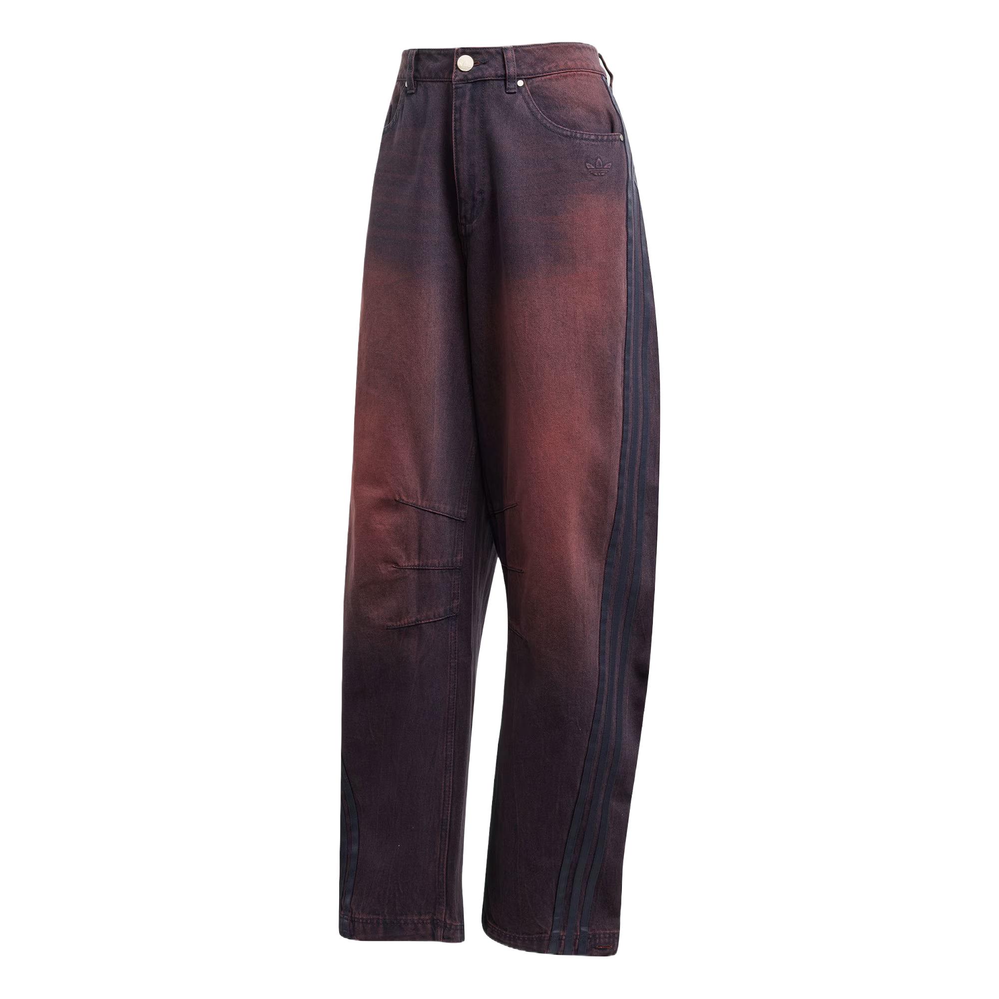 Adidas Originals Jeans Women's Dark Blue - POIZON