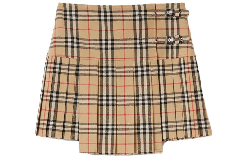 ミニスカート BURBERRY Women Skirts 8025832 A7028 BROWN Burberry Vintage Check Bouclé Mini Skirt | Neutrals | FARFETCH