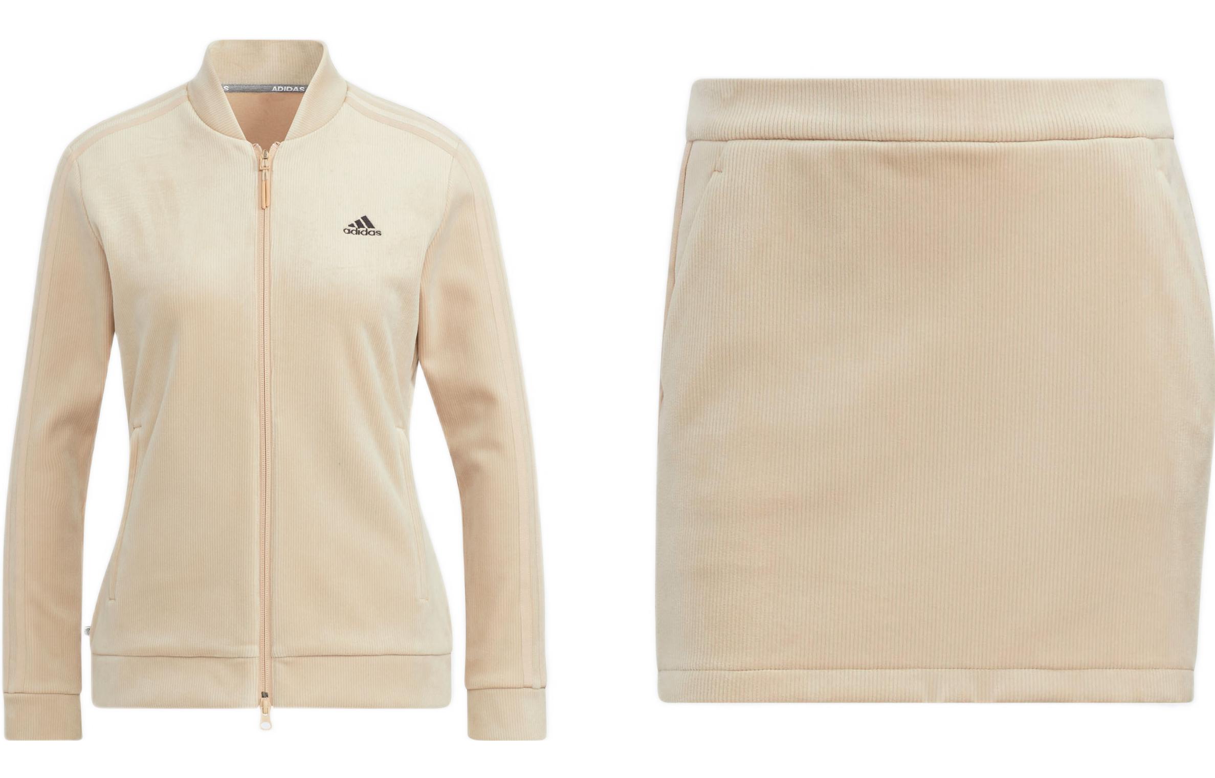 adidas two piece skirt set