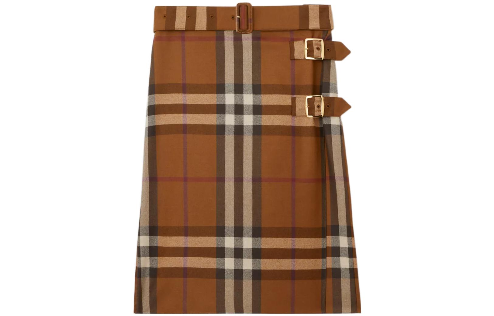 BURBERRY ロング・マキシ丈スカート 茶系 4119224Y0074 BURBERRY（ロングスカート）のフリマアイテム一覧