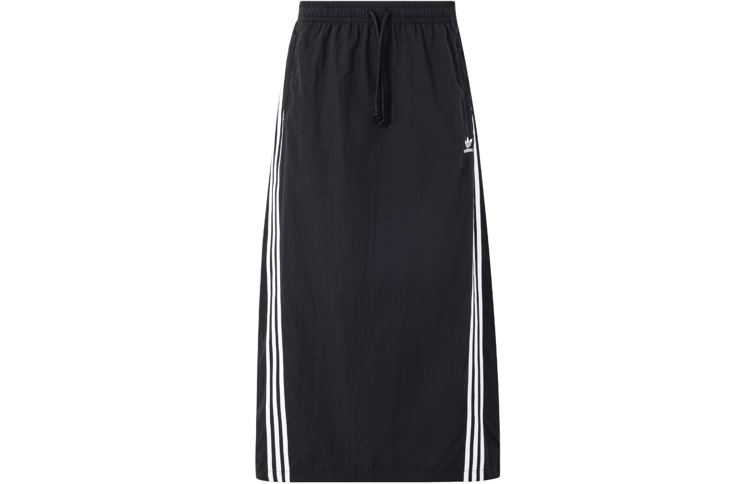 Adidas Originals 3s Parach Skirt Casual Long Skirts Women's