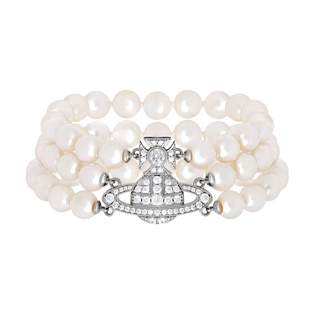 Vivienne Westwood Orb-charm Pearl Necklace - POIZON