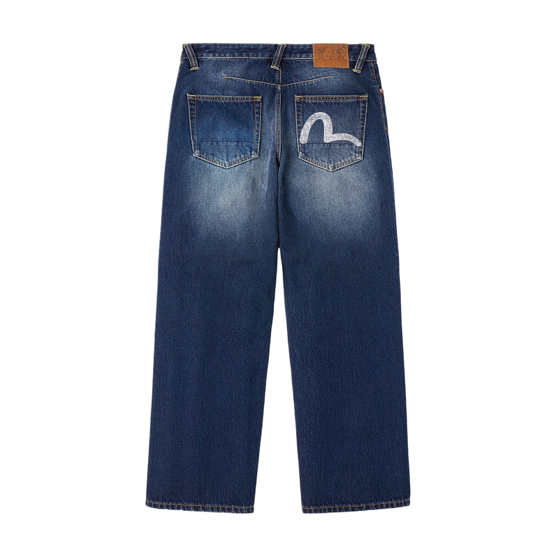 🚫CLAIMED -EVISU DENIM PANTS 32 to 34 waistline by 41 length