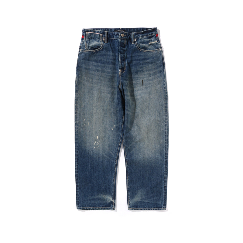 LUX SPORT PATTERN JACQUARD 10OZ DENIM SHIRTS MENS – us.bape.com