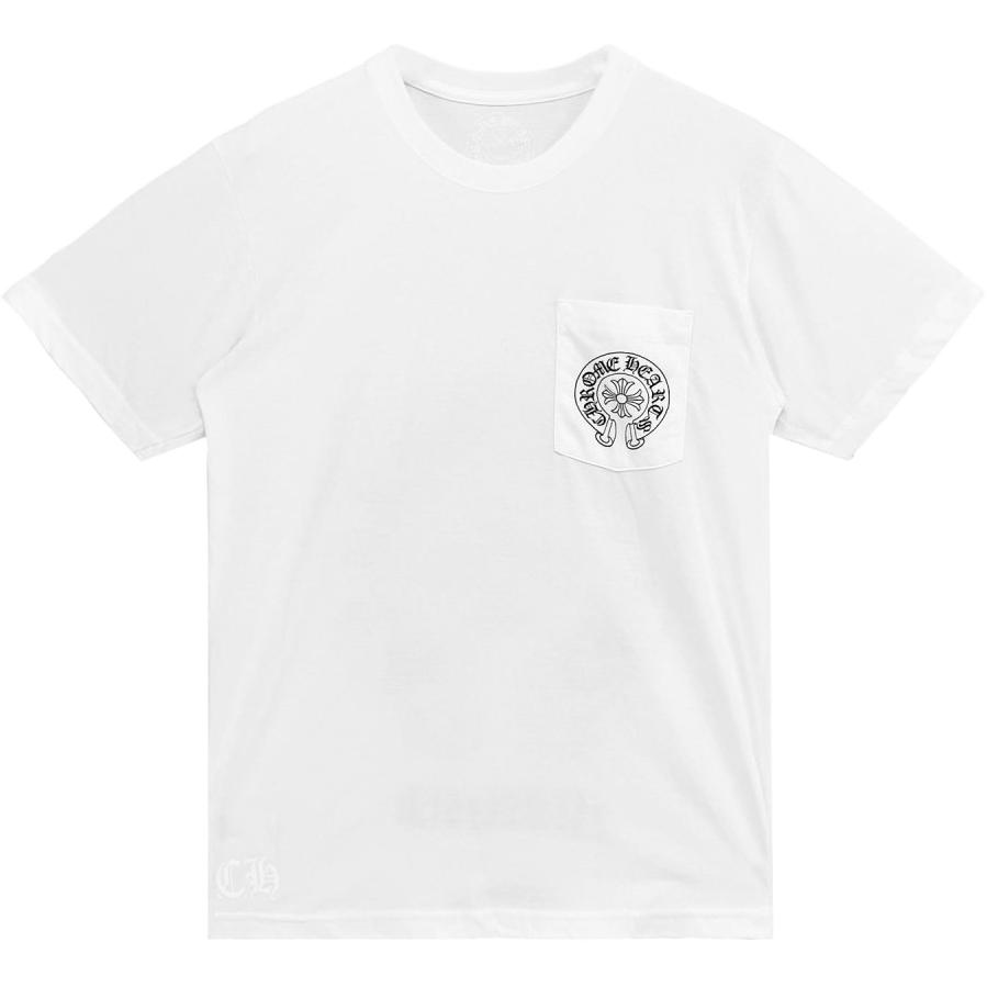 ◆希少品◆CHROME HEARTS◆GRP Pocket Runic LS Tシャツ White 入手困難【CHROME HEARTS】GRP Pocket Runic LS T-Shirt