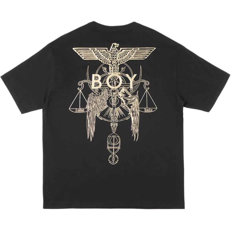 Boy London T-Shirts Unisex Black XL - POIZON