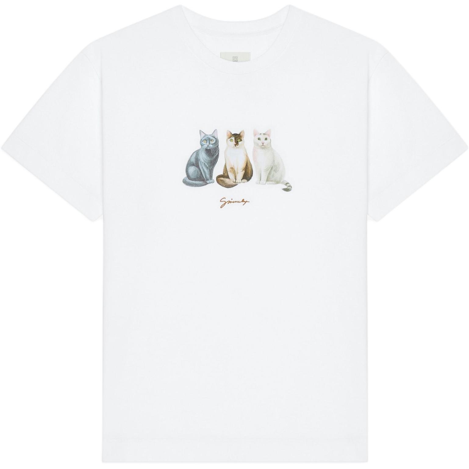 Givenchy T-Shirts Men White - POIZON