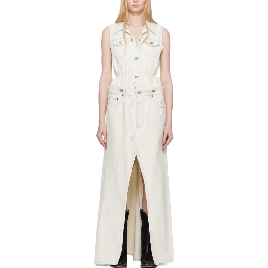 【関税＆送料込み】Mm6 Maison Margiela Dress Clothing Cotton Poplin Maxi Dress by MM6 Maison Margiela | Rent the