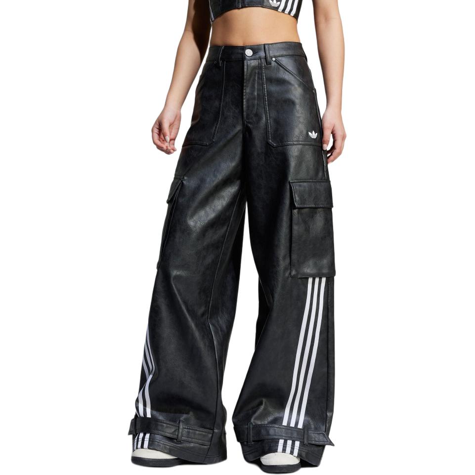 Adidas Originals Cargo Pants Women's Black - POIZON