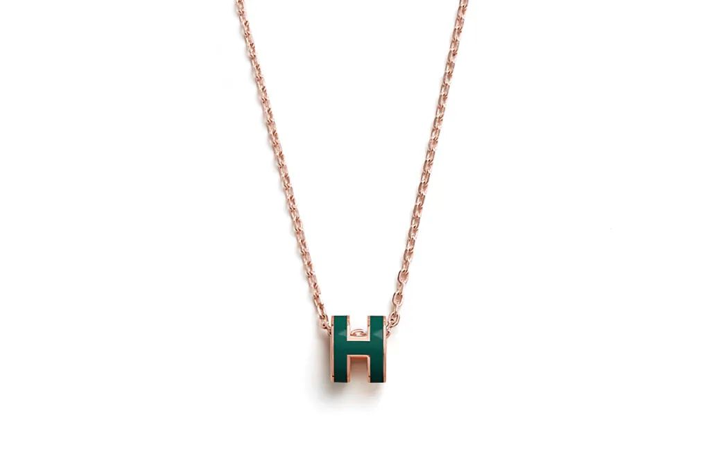 ◆HERMES◆ 大人気! Mini Pop H pendant ローズゴールド Mini Pop H pendant | Hermès USA