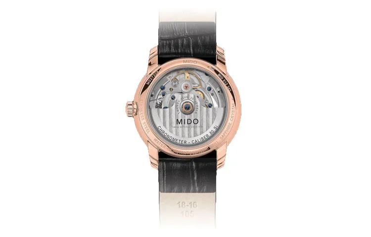MIDO Baroncelli Collection Automatic Mechanical Movement Women's Watch Watch 34mm White Dial-1