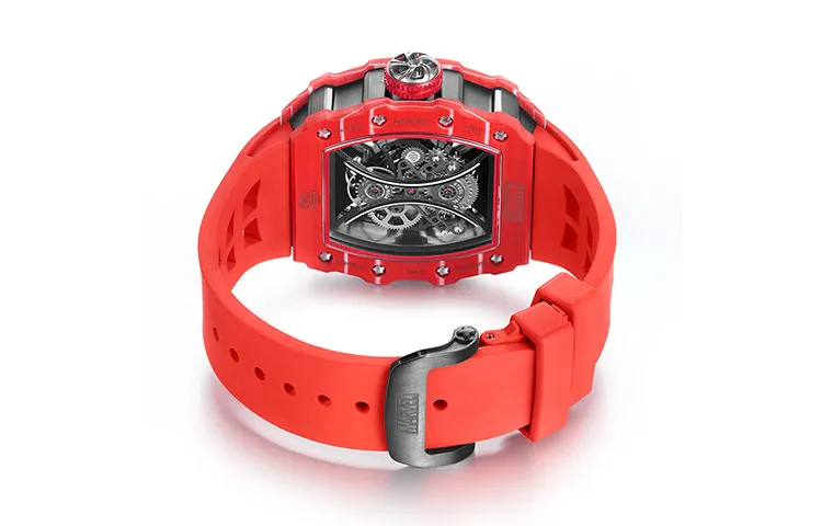 MARVEL Hero Collection Mechanical Movement Rubber Strap Watch Men's Watches Black Dial-4