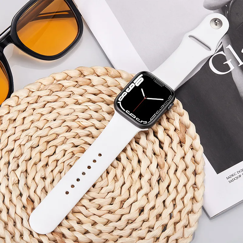 ZHISHENG Apple Compatibility Watch Band 38/40/41/42/44/45/49 All Silicone Material-11