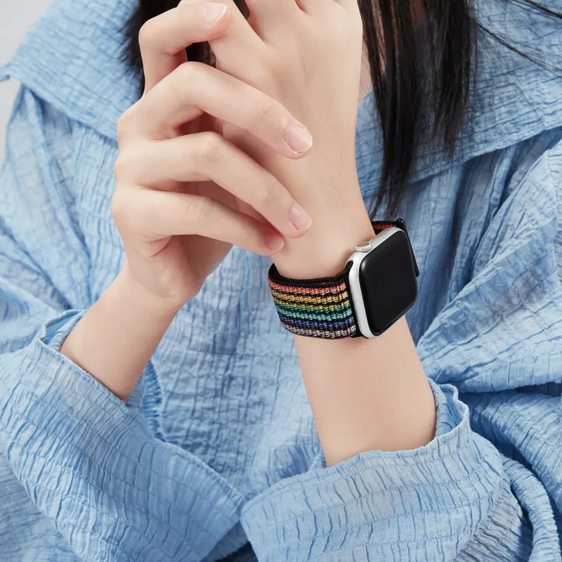 ZHISHENG Apple Compatibility Watch Band 38 49MM Watch Dial All Nylon Material-7