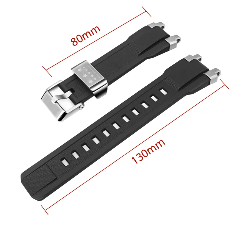 Keppot Compatible With MTG B1000 MTG S1000 MTG G1000 Resin Strap Watch Bands 180mm Unisex-2