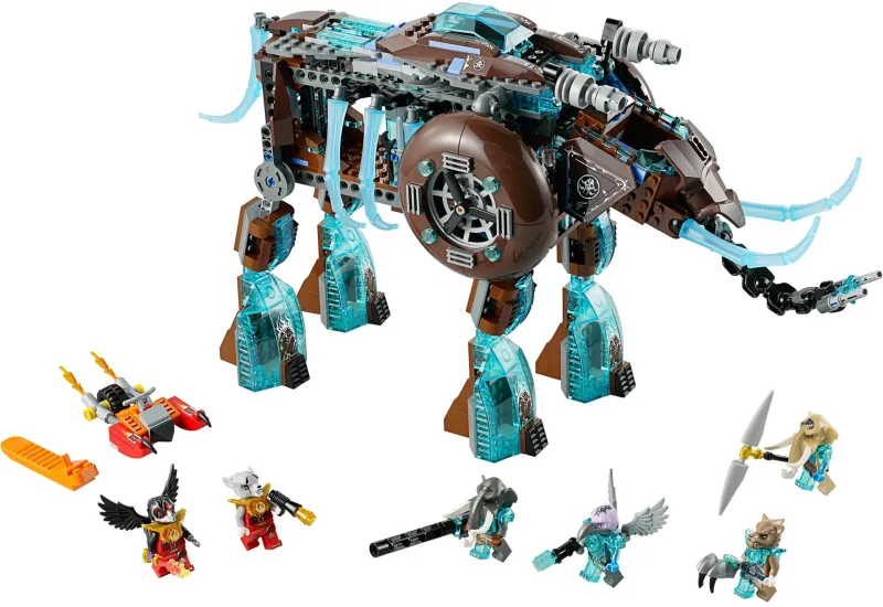 LEGO Elephant Queen's Ice Machine Made Mammoth Building Blocks 670pcs 70145-1