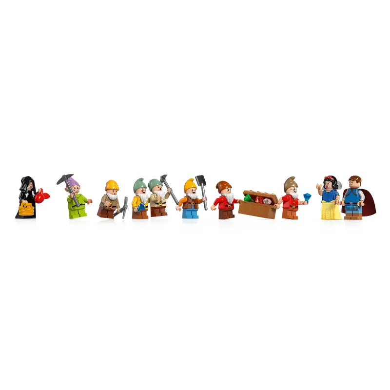 LEGO Snow White And The Seven Dwarfs' Cottage Building Blocks 43242-2