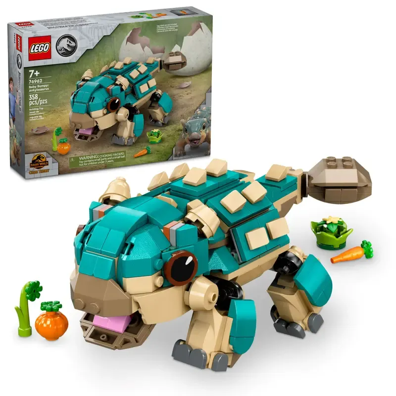 LEGO Ankylosaurus Drum Building Blocks 358pcs 76962-2