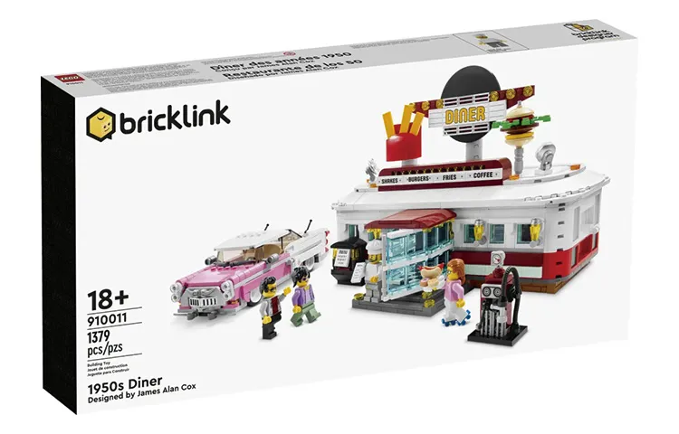 LEGO Bricklink 1950s Dining Room Building Blocks 1379pcs 910011-1
