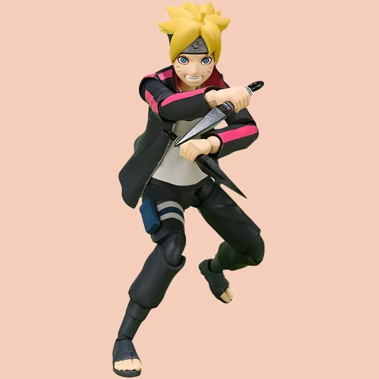 BANDAI Boruto Uzumaki Bandai S.H.Figuarts Boruto Action Figures-4