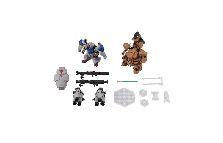 BANDAI Gundam GP Collection Mobile Suit Gundam MSE EX36 Gundam Prototype Size 2 Model With Assembled Models-6