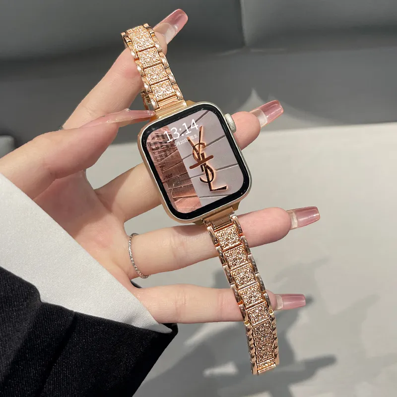 Senior's House Apple Compatibility Watch Band Metal-8