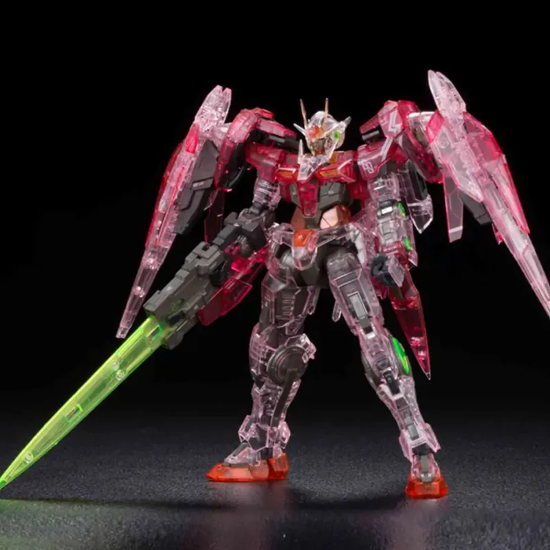 BANDAI RG EXPO Event Exclusive Mobile Suit Gundam 00 OO Gundam RAISER Model Kits Multicolor Transparent-2