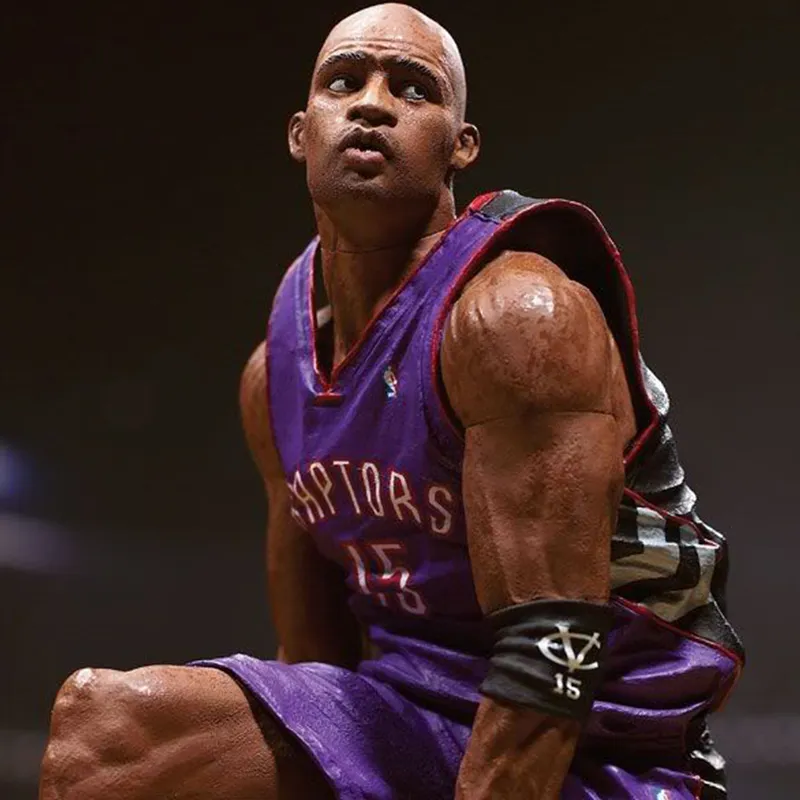 McFARLANE Vince Carter Maikfan NBA Collection 7 Under The Basket Layup Scale Figures 15.2cm-2