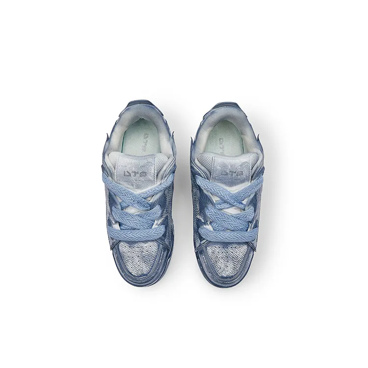 U.T.B Horizon001 Trailblazer Series Abrasion-Resistant Low-Top Skateboard Shoes Women's Copper Blue-4