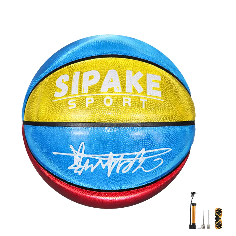 SIPAKESPORT Basketball Size 7 Ball Reflective Unisex-8