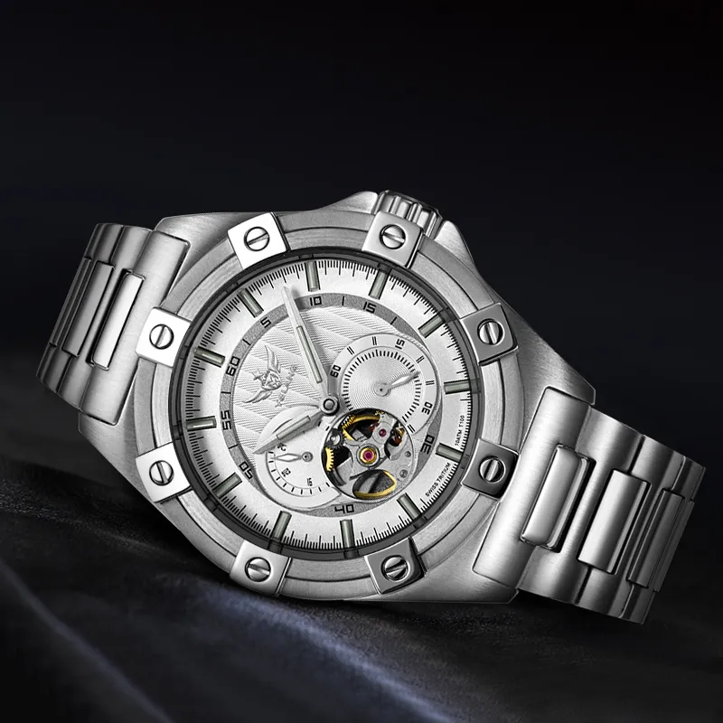 YELANG Automatic Mechanical Movement Watch Men's Watches Black Dial-1