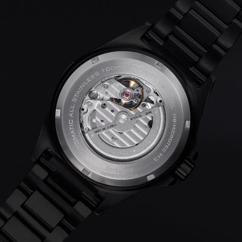 YELANG Automatic Mechanical Movement Watch Men's Watches Black Dial-13