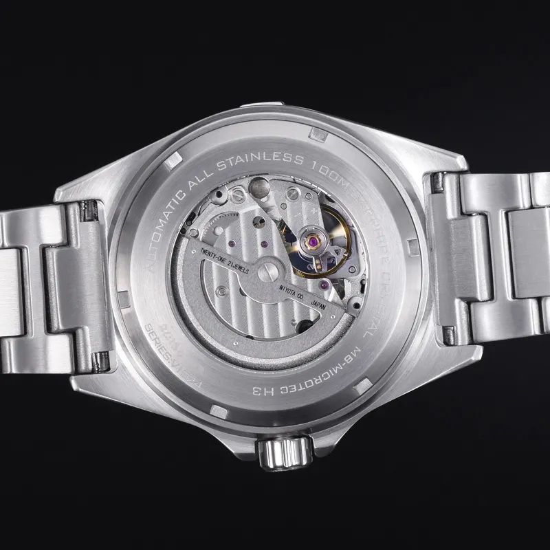 YELANG Automatic Mechanical Movement Watch Men's Watches Black Dial-3