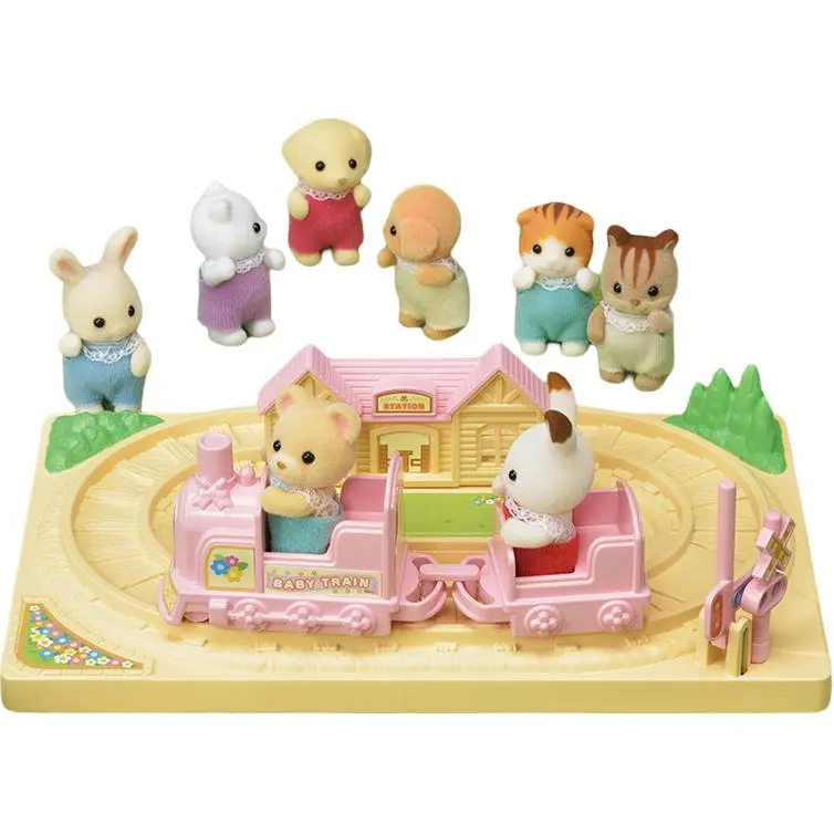 Sylvanian Families Preschool Happy Little Train Doll Products-1