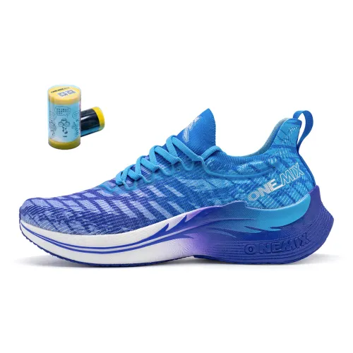 ONEMIX Fish Wings Body Measurement Professional Racing Running Shoes Unisex Sky Blue
